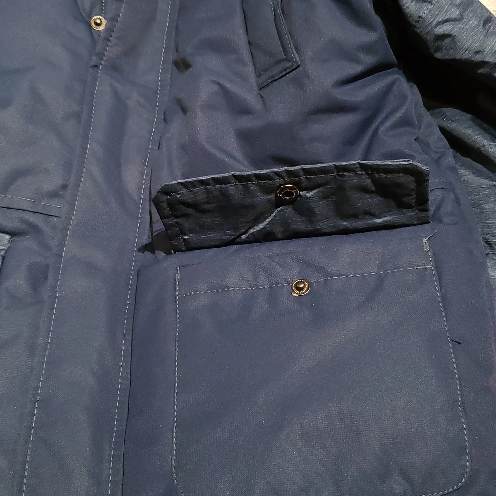 Hawke & Co. NEW Jacket Kids Reggie Hooded Tonal Vestee Parka (Little Boys)